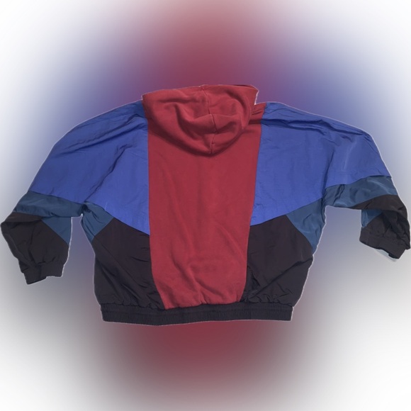 Vintage Nike Icon Clash Oversized Windbreaker Colorblock Sweatshirt Hoodie M - Picture 7 of 10